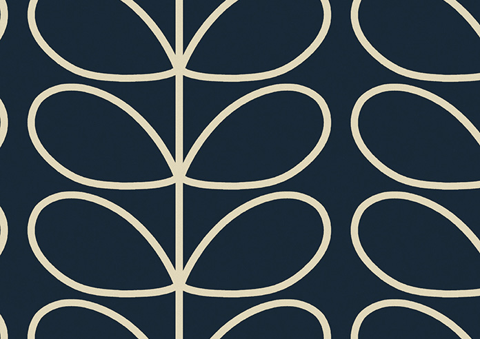 Orla Kiely Jumbo Linear Stem, Whale - Twist&Fit Roman Blind - Image 8